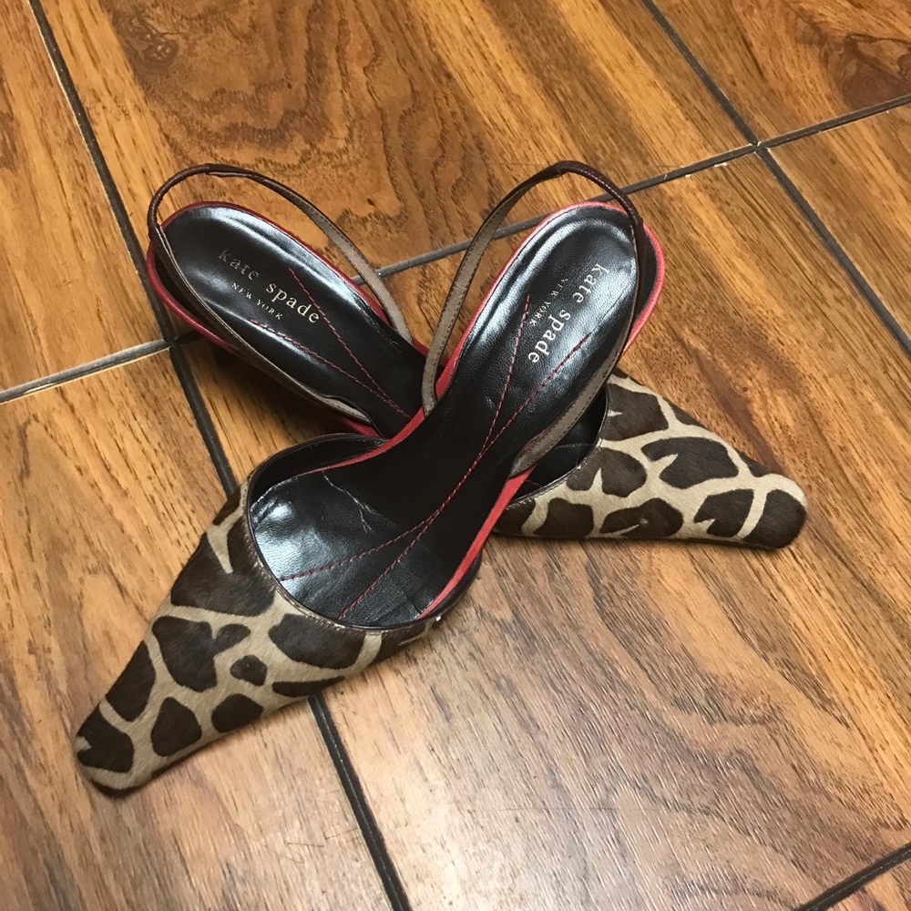 Kate Spade New York Animal Print Heels